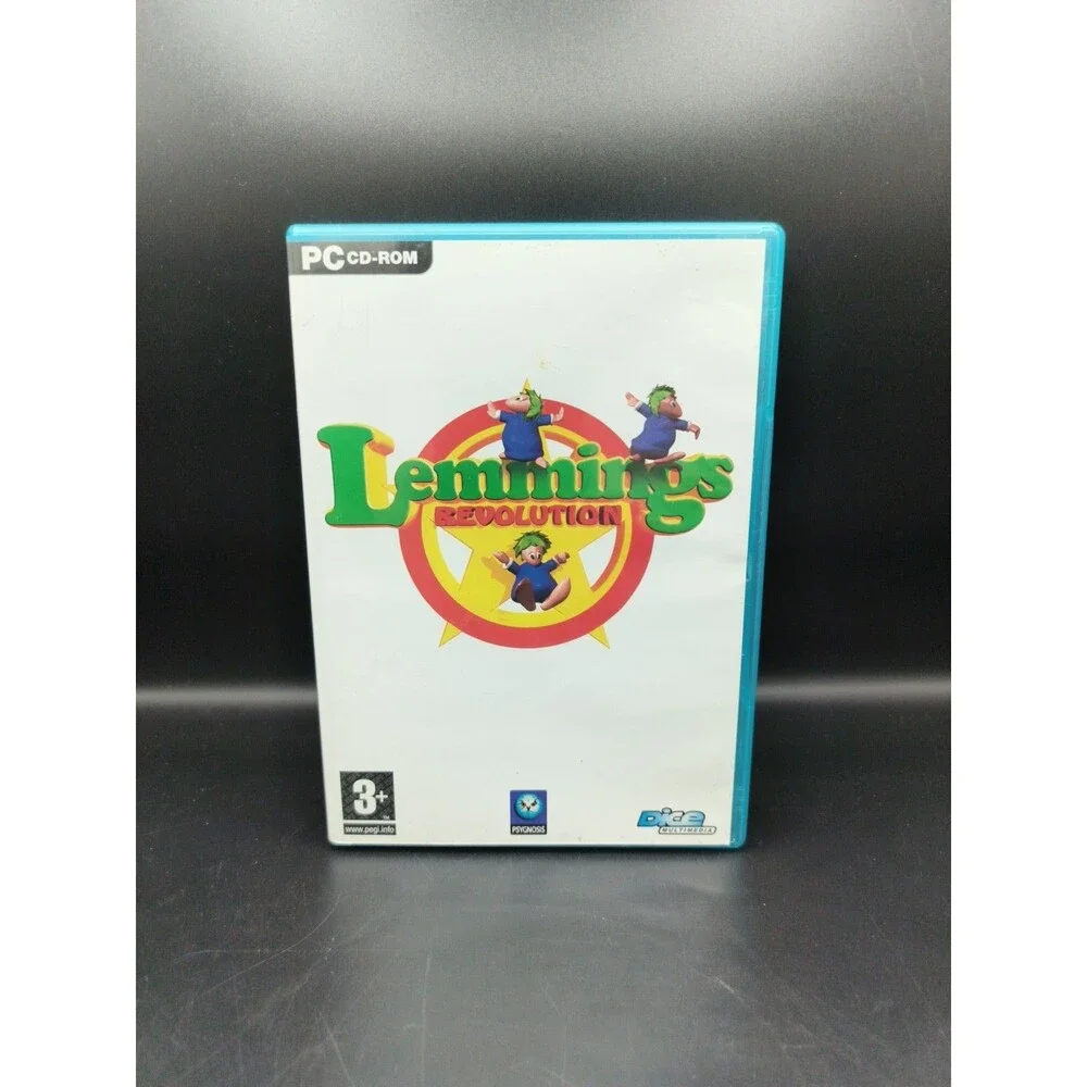 Lemmings: Revolution PC-CD Rom Game Retro Windows 95 98 XP 2004